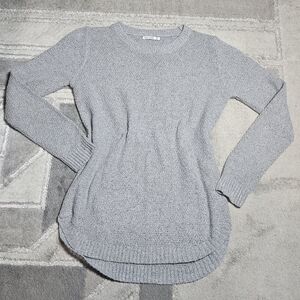Pink Clover Light Gray Crewneck Sweater